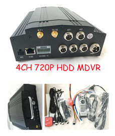 κινητό DVR λεωφορείων ΠΣΤ 4G HDD SD όργανο καταγραφής 720P οχημάτων με το κουμπί πανικού