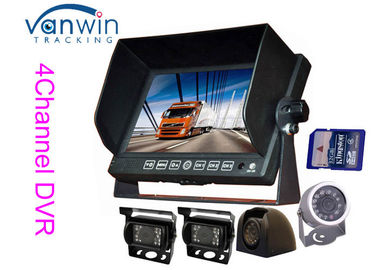 Λεωφορείο/φορτηγό/ρυμουλκό/επιβατηγό όχημα 7 όργανο ελέγχου AHD αυτοκινήτων ίντσας TFT με τη κάμερα 720P, κάρτα SD