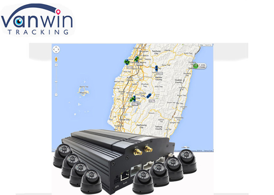 Σύστημα παρακολούθησης βίντεο 3G 4G GPS Wifi Wireless 8 Channel