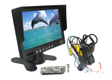 Όργανο ελέγχου αυτοκινήτων tft LCD τετραγώνων 7 ίντσες οθόνης με 4 εισαγωγές βιντεοκάμερων