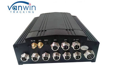 Κινητός DVR 4G LTE λιμένας δικτύων ΠΣΤ WIFI 4CH 1080P HDD/SSD RJ45 λεωφορείων HD με Canbus