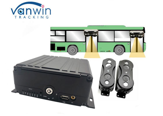 RS232 διοφθαλμικός μετρητής επιβατών καμερών φακών 3G MDVR για το λεωφορείο