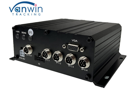 Κινητή NVR 1080P AHD αποθήκευση καρτών CCTV DVR MNVR 4 CH HDD SD οχημάτων H.265 4G