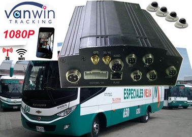 κινητό DVR ΠΣΤ 4G WIFI MDVR 4CH 1080P HD για το σύστημα CCTV σχολικών λεωφορείων με μίνι 4 cammeras