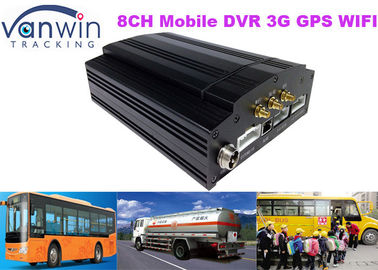 Πλήρες HD 8CH υψηλών σημείων σκληρό μαύρο κουτί DVR οχημάτων Drive με τη κάμερα 8
