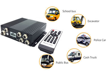 4 τηλεοπτικό/ακουστικό SD σύστημα καμερών καρτών DVR της WI-FI οχημάτων καναλιών με το δρομολογητή λεωφορείων