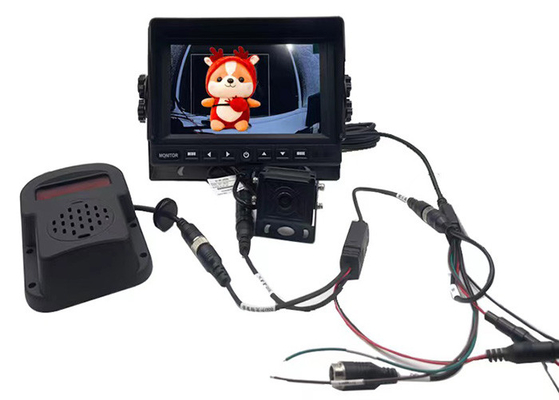 Βοήθημα ανίχνευσης τυφλού σημείου 1080P HD BSD Κάμερα AI Συναγερμός ήχου και φωτός με οθόνη 7 ιντσών