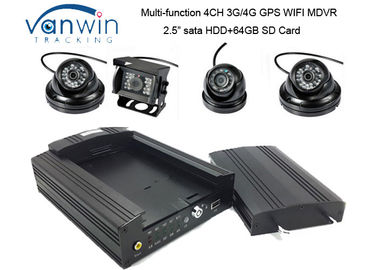 4CH HDD ψηφιακό βίντεο εγγραφής αυτοκινήτων μαύρων κουτιών ΠΣΤ βασικό, κινητή DVR SD κάρτα οχημάτων