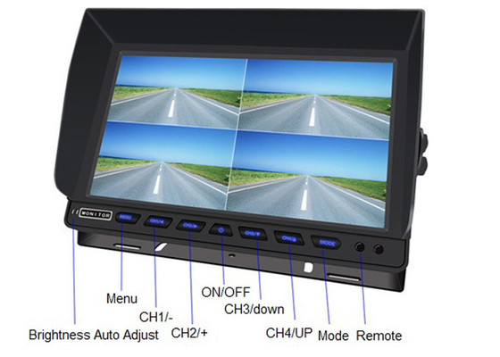 10.1 ιντσών 1080P AHD TFT οθόνη αυτοκινήτου Αδιάβροχο HD σύστημα οπίσθιας προβολής