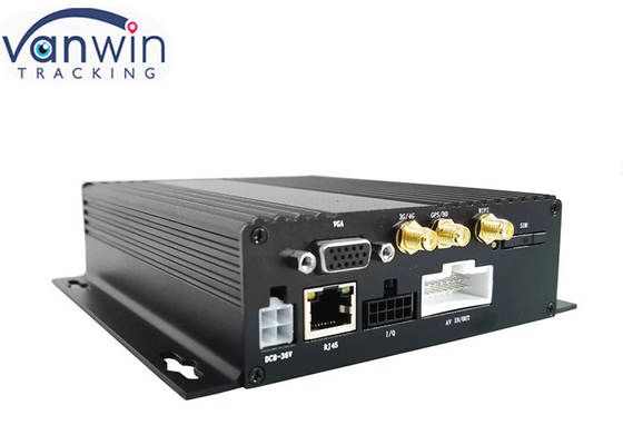 1080P AHD Δύο SD ασφαλείας κινητή dvr 4Ch GPS 3g 4g Wifi για το στόλο λεωφορείων