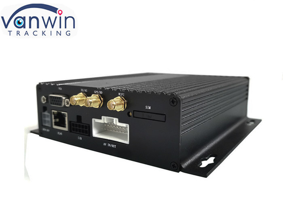 1080P AHD Δύο SD ασφαλείας κινητή dvr 4Ch GPS 3g 4g Wifi για το στόλο λεωφορείων