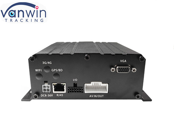 4ch 4G GPS WIFI H.265 HDD κινητή συσκευή καταγραφής αυτοκινήτων για τη διαχείριση στόλου οχημάτων
