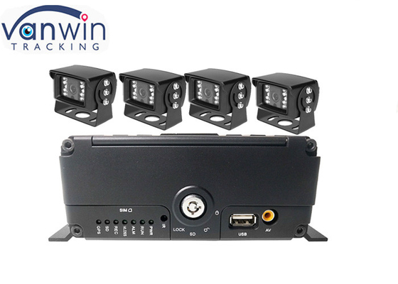 4ch 4G GPS WIFI H.265 HDD κινητή συσκευή καταγραφής αυτοκινήτων για τη διαχείριση στόλου οχημάτων