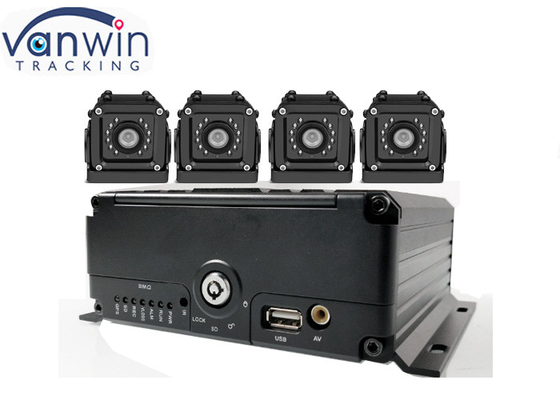 4ch 4G GPS WIFI H.265 HDD κινητή συσκευή καταγραφής αυτοκινήτων για τη διαχείριση στόλου οχημάτων