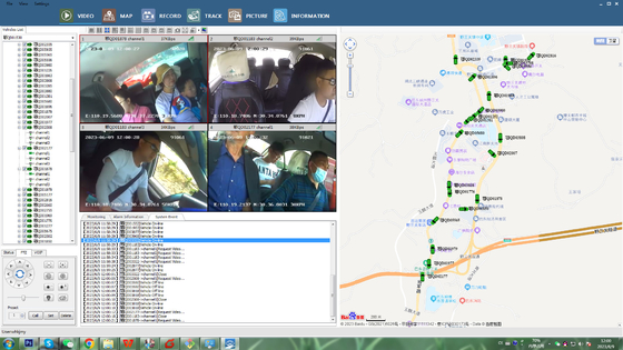 4CH 3G 4G GPS WIFI 1080P HD κινητό σύστημα παρακολούθησης βίντεο