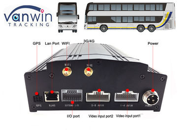 όργανο καταγραφής ασφάλειας αυτοκινήτων 8 καναλιών dvr ενσωματωμένο σύστημα 3G/4G/WIFI/γ-αισθητήρων DVR για το λεωφορείο