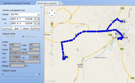 Προσαρμογή 2g 4g GPS Tracker Συσκευή παρακολούθησης οχημάτων με Sdk και Api