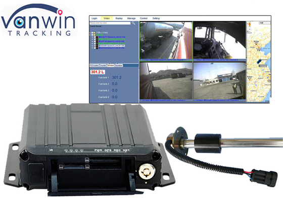 1080p SD κάρτα 4 καναλιών SIM κάρτα GPS κάμερα CCTV οχήματος