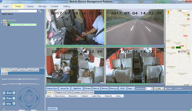 4 βίντεο εγγραφής MDVR καναλιών 12V 24V HD με το σύστημα παρακολούθησης κούρασης οδηγών