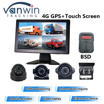 4CH AI DVR με BSD κινητές κάμερες 10.1inch 12V/24V Car Monitor DVR AHD 1080P Οχήμα