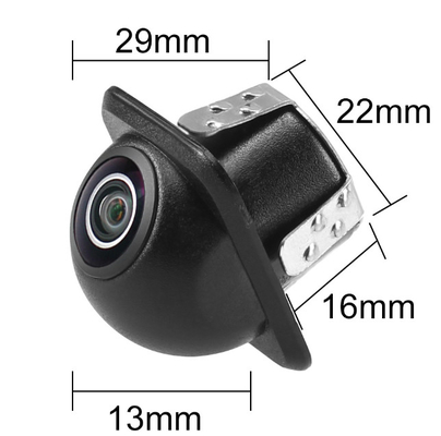 Εφεδρική κάμερα CVBS AHD 720P 1080P Fish Eye Οδηγός κρυμμένη κάμερα κατασκοπείας