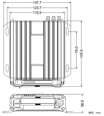 1080P GPS παρακολούθηση 3G 4G WIFI Full AHD 4 8 12 κανάλια στερεότυπο κινητό dvr