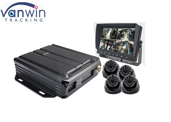 720p AHD 1080P 4G GPS 4CH κινητά συστήματα DVR για φορτηγό λεωφορείο