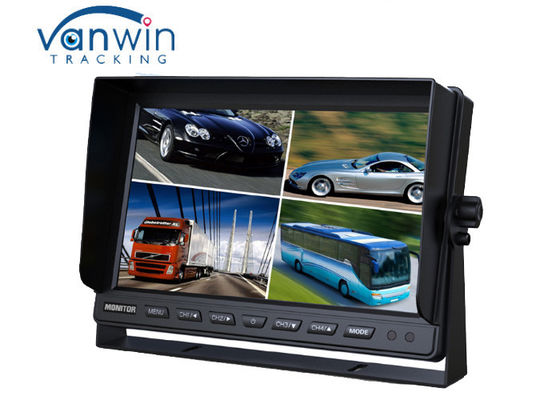 24V Van TFT LCD Color Monitor για αυτοκίνητο 10,1 ιντσών οθόνη lcd με είσοδο βίντεο 4 καναλιών