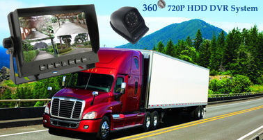 7 βίντεο εγγραφής 720P οργάνων ελέγχου DVR ίντσας 4CH HD με 4 κάμερες για το γεωργικό όχημα