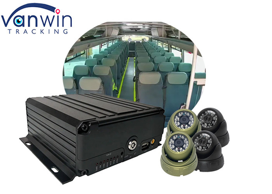 H.264 HDD 1080P 4CH MNVR Truck Bus Remote 3G 4G GPS WiFi Vehicle Network Παρακολούθηση κινητής NVR