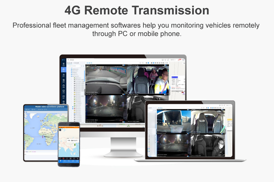 2CH Δωρεάν πλατφόρμα Dash Cam DVR Movil 4G GPS MDVR με κάθετη γωνία 180 μοιρών