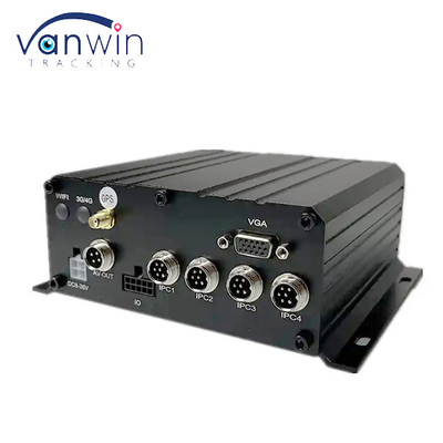 4CH MNVR με HDD SSD Υποστήριξη 4G GPS Wi-Fi για φορτηγό λεωφορείο Απομακρυσμένη παρακολούθηση δικτύου οχημάτων