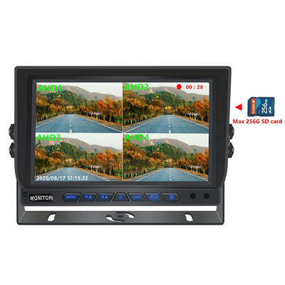 9inch AHD Car HD Screen Bus Security Ahd 960P Quad View Car Monitor Για ρυμουλκούμενο φορτηγών