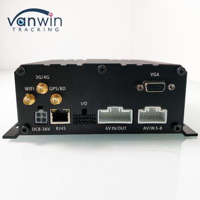8 κανάλια σκληρό δίσκο κάρτα SD κινητό DVR H.264 MDVR αυτοκινήτου για την παρακολούθηση της ασφάλειας των οχημάτων