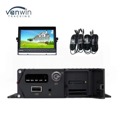 DC 12V 36V H.265 4CH HD 1080P Car Mobile DVR Dash Cam Recorder με ασύρματη μεταφορά