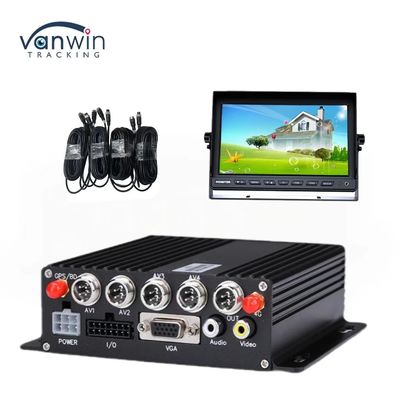 DC 12V 36V H.265 4CH HD 1080P Car Mobile DVR Dash Cam Recorder με ασύρματη μεταφορά