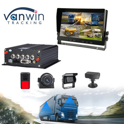 Οχήμα 1080P H.265 4CH SD Car Mobile DVR Dash Cam Recorder