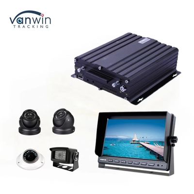 H.265 4CH HD Vehicle Mobile DVR 1080P AI Car Recorder με εισροή συναγερμού εισροή ταχύτητας παλμού