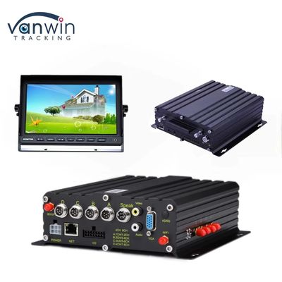 H.265 4CH HD Vehicle Mobile DVR 1080P AI Car Recorder με εισροή συναγερμού εισροή ταχύτητας παλμού