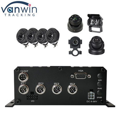 HD 1080P H.264 4 κανάλια κινητό DVR GPS WIFI οχήμα λεωφορείο