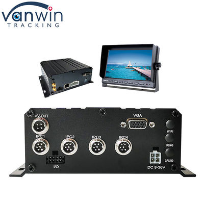 HD 1080P H.264 4 κανάλια κινητό DVR GPS WIFI οχήμα λεωφορείο