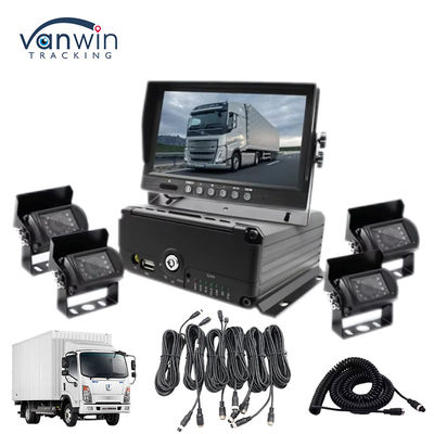 Ηλεκτρονική κάμερα αυτοκινήτου DVR αυτοκινήτου SIM κάρτα SD φορτηγό Μηχανή καταγραφής αυτοκινήτου MDVR μπροστινές και πίσω κάμερες που χρησιμοποιούνται για το λεωφορείο