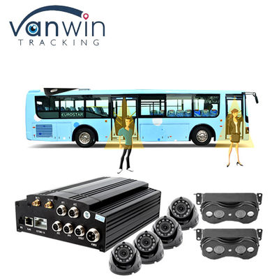 8CH 1080P Μετρητής επιβατών MDVR για 2 πόρτες λεωφορείο, υψηλής ακρίβειας λεωφορείο σύστημα μέτρησης επιβατών
