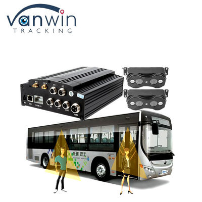 8CH 1080P Μετρητής επιβατών MDVR για 2 πόρτες λεωφορείο, υψηλής ακρίβειας λεωφορείο σύστημα μέτρησης επιβατών