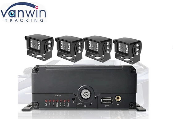 Κάρτα αποθήκευσης αυτοκινήτου AHD 1080P 4CH σκληρό δίσκο κινητό DVR υψηλής ευκρίνειας οθόνη βίντεο