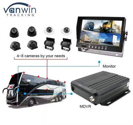 4G Online Video Tracking GPS Mobile DVR 1080p κάρτα SD 4 κανάλια κάρτα SIM GPS οχήμα κάμερα CCTV