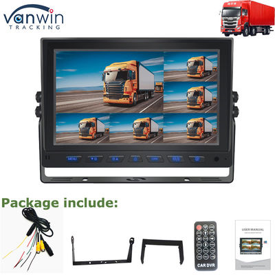 7 ιντσών GPS σε πραγματικό χρόνο 4G AHD 4CH Monitor TFT Car Monitor Display για αυτοκίνητο λεωφορείο φορτηγό