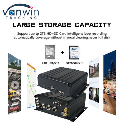 8 κανάλι 1080P AHD κινητό DVR οχήματος CCTV MDVR 2TB HDD για φορτηγό ταξί λεωφορείο