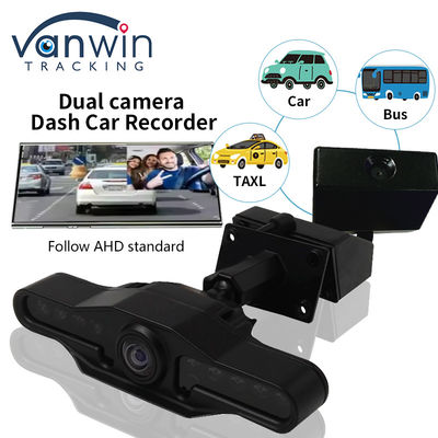 2 κάμερες Ακομη 2.9 ιντσών AHD Dash Cam Recorder με Super Wide Angle Dual Lens Βίντεο Recorder