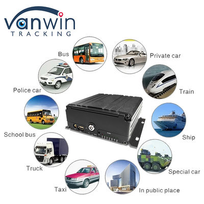 4G 6 Channel H. 265 HDD Car Mobile DVR για κάμερες ασφαλείας οχήματος